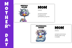 Funny Mother Day Mug Wrap, MOM Humour Mug Prints Bundle Product Image 4